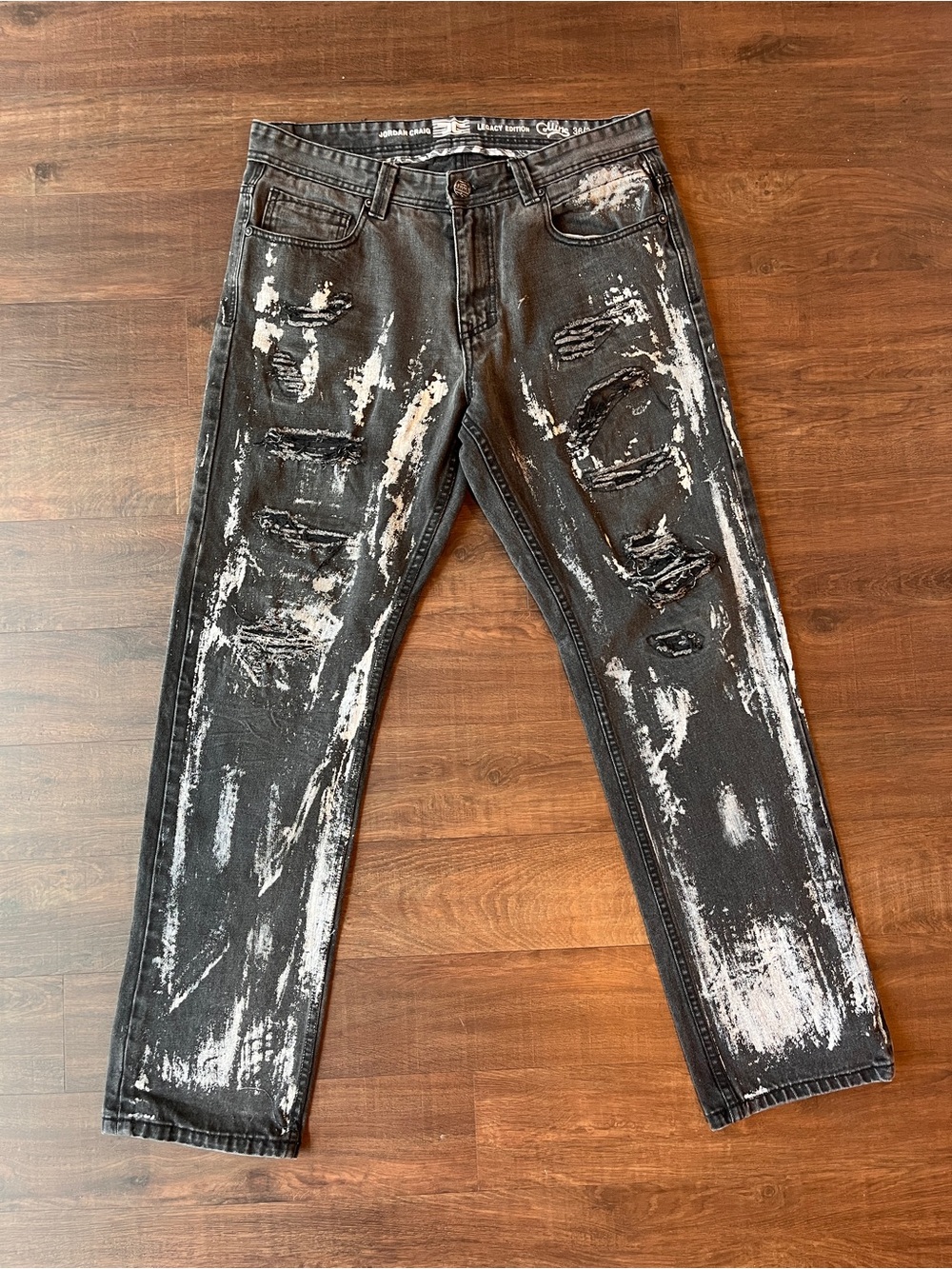 Jordan Craig Legacy Edition Collins Distressed Jeans Mens 36x34 Artisan Series